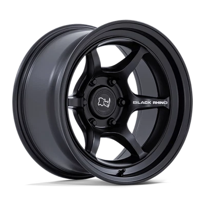 Black Rhino Shogun 16X8 -10 Matte Black Wheel 6X139.7 6X5.5 (QTY 4) Foto 1 de 4