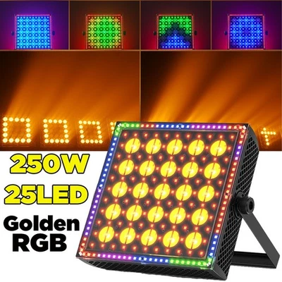 250W Golden+RGB Wall Wash Light Bar LED DMX Stage DJ Beam Lighting Disco Effect - Image 1 of 4