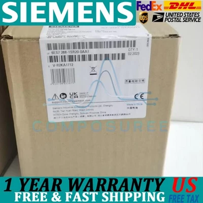 New Siemens SIMATIC S7-200 SMART CPU SR20 6ES7288-1SR20-0AA1 6ES7 288-1SR20-0AA1 - Image 1 of 4