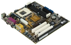 Mainboard ELITEGROUP P6BAP-Me APOLLO PRO 133 SOCKET 370 SDRAM PCI ISA AGP - Picture 1 of 2