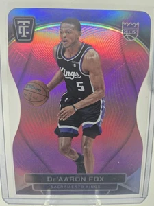 2024-25 Panini Totally Certified De'Aaron Fox #9 Maroon Mirror /125 SP - Picture 1 of 3