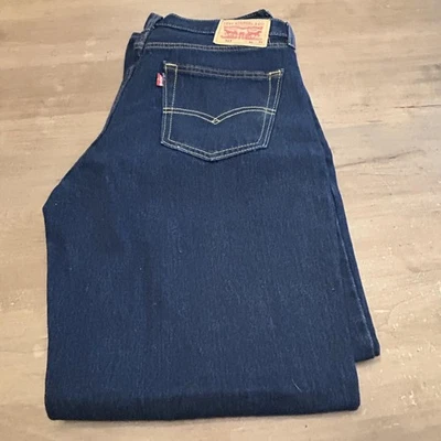 Jeans Levis 511 Para Hombres 36x32 Azul Denim Cremallera Mosca Pierna Recta 5 Bolsillos *MARCA* NUEVO Foto 1 de 4