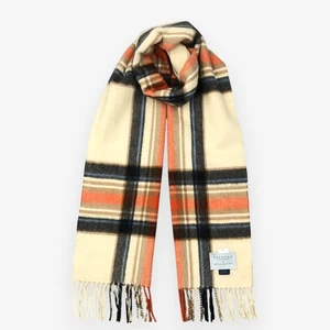 Vintage Begg Scarf Muffler United Arrow Fringe Winter Angora Wool Wrap Scarves - Picture 1 of 4