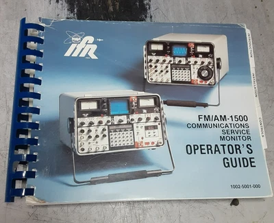 IFR 1500 Service Monitor Guía Operadores Foto 1 de 4