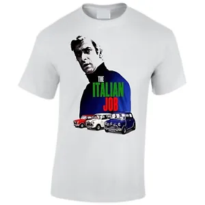 The Italian Job T-Shirt Movie Retro Film 60s British Classic Mini Cooper - Picture 1 of 2