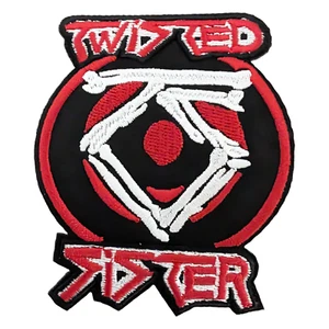 Twisted Sister Patch, Twisted Sister Iron On Embroidered Band Patch - Picture 1 of 1