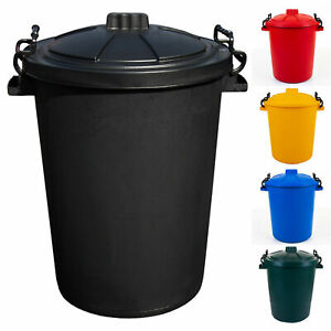50L LITRE  PLASTIC DUSTBIN / RUBBISH BIN / WASTE OUT DOOR  RECYCLE ANY BEDROOM