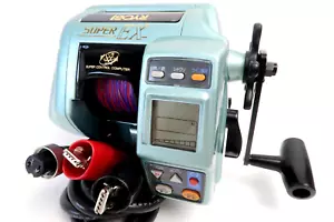 Near Mint Ryobi AD Dendou 80 Super EX Big game Electric reel Saltwater 80 Japan - Picture 1 of 24