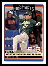 2006 Topps Updates & Highlights  #UH182 Mark Kotsay Oakland Athletics