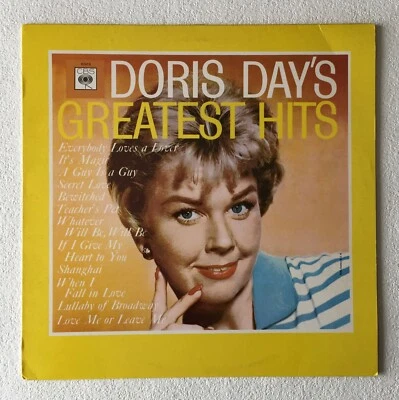 DORIS DAY ~ DORIS DAY'S GREATEST HITS ~ UK 12-TRACK STEREO VINYL LP REISSUE - Image 1 of 4