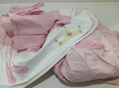 女孩双床衬衫套装粉红色芭蕾舞鞋蒂亚拉公主无枕套   — 第 1/2 张图片