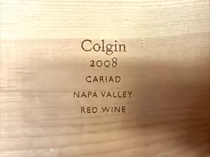 Colgin Cellars Napa Valley Wood 3 Bottle Wine Empty Box 2008 Cariad - Picture 1 of 7