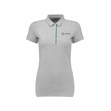 Mercedes AMG Petronas F1 Team Ladies Classic Polo Shirt Grey - XL