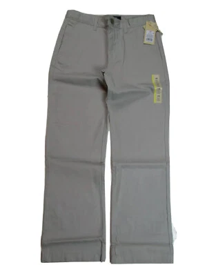 Pantalones de uniforme informales Cherokee para niños talla 14 Husky Actual 30 X 28 caqui #Y7 Foto 1 de 3