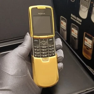 RARE LUXURY NOKIA 8800 CLASSIC GOLD SPECIAL EDITION UNLOCKED GSM MOBILE PHONE - Afbeelding 1 van 23