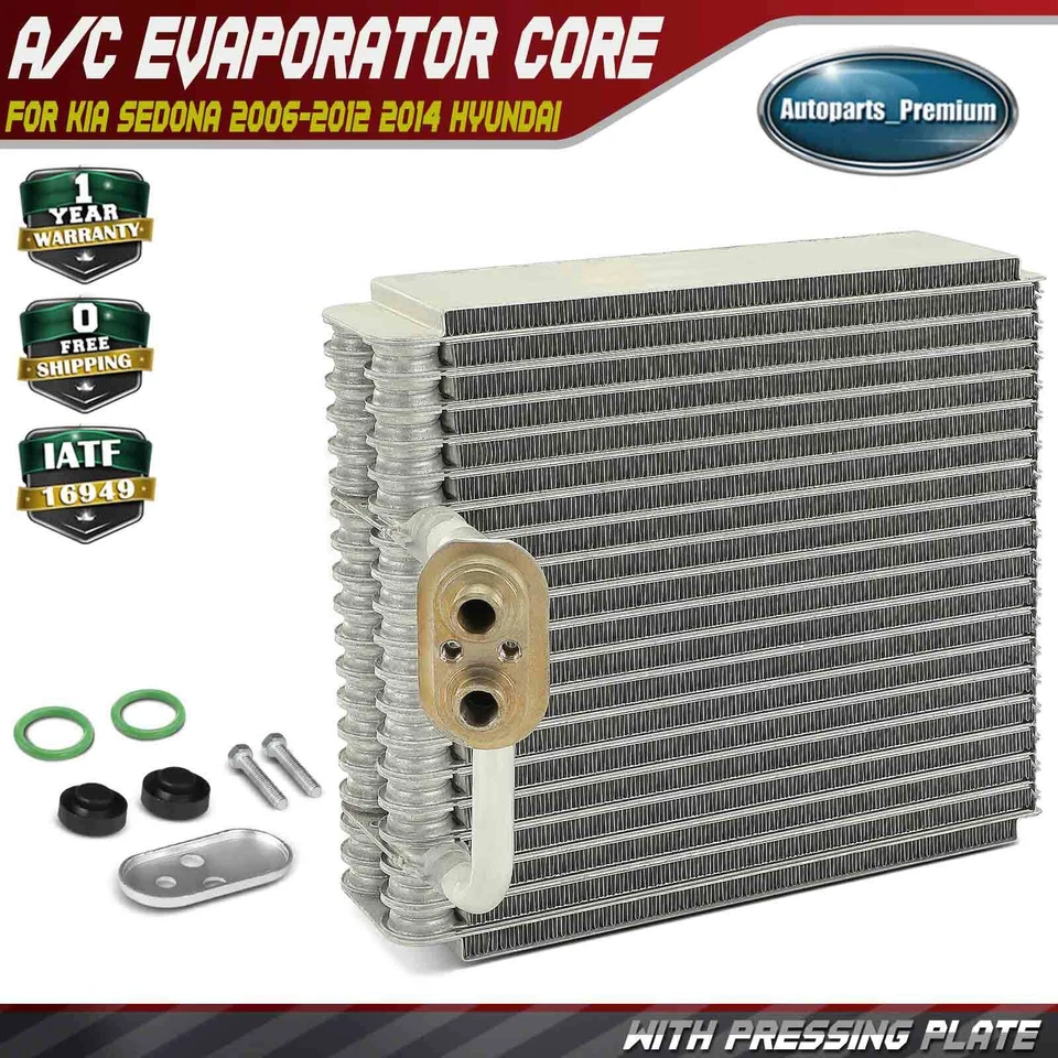Núcleo evaporador de aire acondicionado para Kia Sedona 2006-2012 2014 Hyundai Entourage 2007-2009 Foto 1 de 4