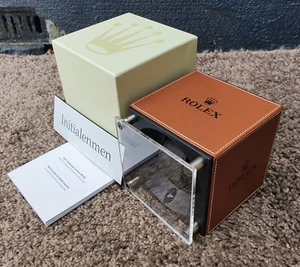 Rolex watchwinder in box SwissKubik CALYPSO WATCH WINDER 100% original brown - Picture 1 of 12