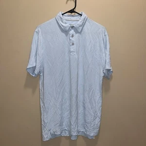 Nifty Genius Men’s Light Blue Polo Short Sleeve Shirt L Casual Comfort Capsule - Picture 1 of 12
