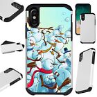FusionGuard For iPhone Christmas Holiday Phone Case Cover SNOWMAN FIGHT