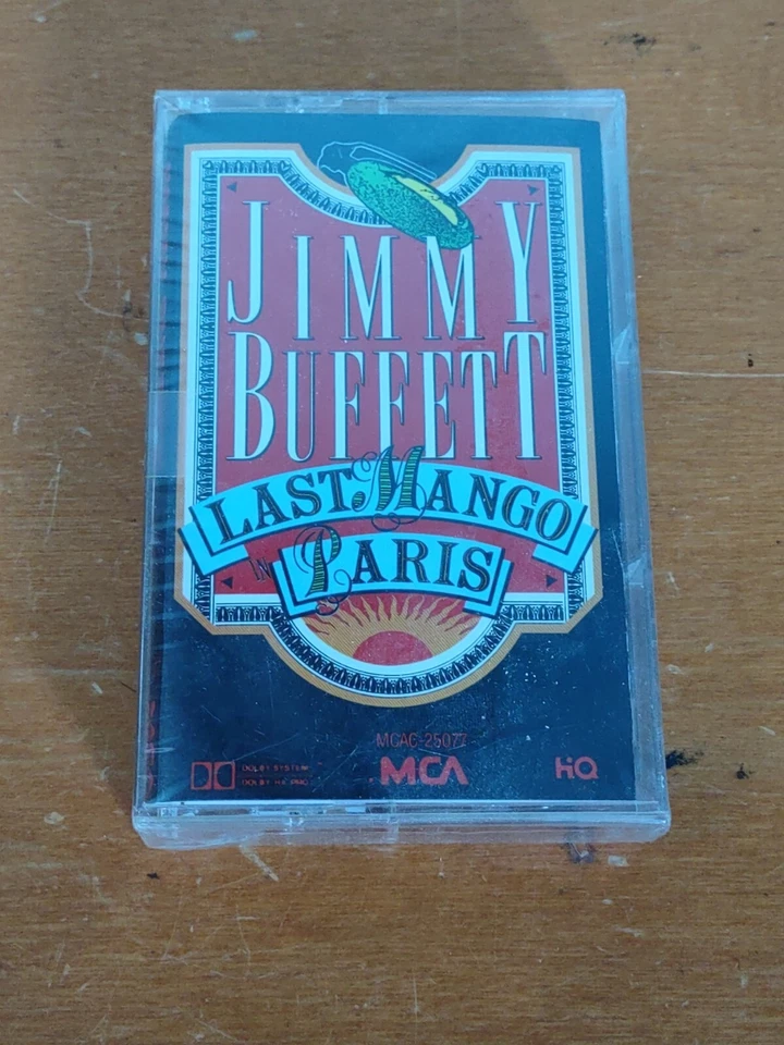 JIMMY BUFFETT Last Mango In Paris CASSETTE TAPE Key Largo 1985 Key West Conch - Image 1 of 4