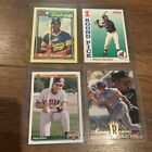 Lot Of 4 Manny Ramirez Rookie Cards Topps Score Flair Upper Deck Cleveland Nm
