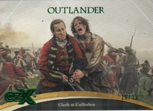 CZX OUTLANDER - TARJETA BASE PARALELA LÁMINA DECO VERDE 43 CHOQUE EN CULLODEN 16/25 - Imagen 1 de 1