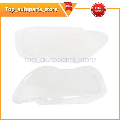 Par de cubiertas de lente de faros transparentes para BMW 745i 745Li 2002-2005 760i 2004-2005 Foto 1 de 4