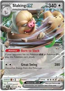 Slaking ex - 147/191 - Double Rare Surging Sparks Pokémon Card - NM/M! - Picture 1 of 1