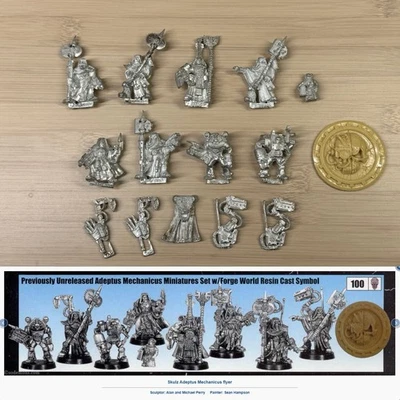 Warhammer 40k Adeptus Mechanicus solo pedido por correo Skullz conjunto completo como nuevo RARO FUERA DE STOCK Foto 1 de 4