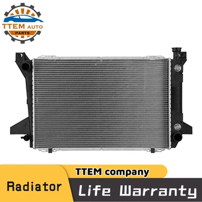 1452 Radiator 1 Row For 1985-1996 Ford F150 F250 F350 Bronco L6 4.9L W/O A/C AC Foto 1 de 3