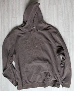 Sudadera con Capucha Vintage Gap 1969 Para Hombre 2XL Marrón Bordado Polar Pullover - Imagen 1 de 6