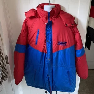 VTG 90’s New York Giants NFL Game Day Turbo Sportswear Football Winter Jacket XL - Picture 1 of 9