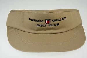 NEU Khaki Primm Valley Golfschläger Visier mit verstellbarem Stirnband von Legendary (B409) - Bild 1 von 2