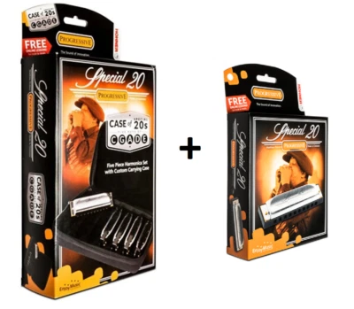 New Hohner Case of Special 20s Harmonica 5-Pack w/Free Bb Special 20 - Image 1 of 4