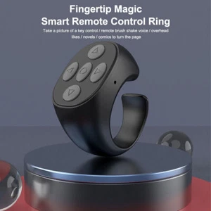 Smart Ring Remote Control Wireless Bluetooth Page Turner Selfie Controller - Picture 1 of 13