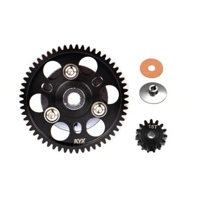 KYX  HD Hardened Steel 56T Spur Gears Set for RC Axial SCX10 Wraith (56T/15T) - Image 1 of 4