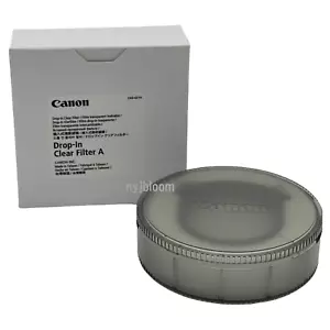 New CANON Drop-In Clear Filter A for Drop-In Filter Mount Adapter EF-EOS R - Picture 1 of 11