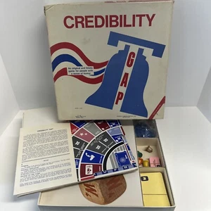 Vintage Credibility Gap Game Political Satire 1967 Amherst Game Co RARE Complete - Picture 1 of 12