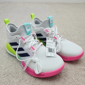 Adidas Mujeres Talla 8 CrazyFlight Mid Zapatos de Voleibol Blanco Rosa HP3337 - Imagen 1 de 8