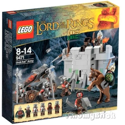 Lego Señor de los Anillos 9471 Uruk-Hai Ejército - Eomer Rohan Soldado Minifiguras NUEVO Foto 1 de 4