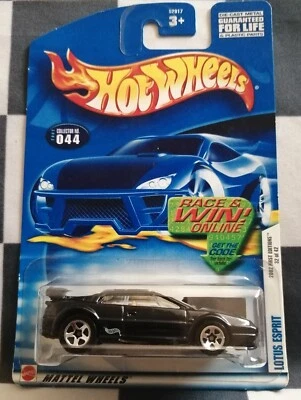 Hot Wheels 2002 First Editions Lotus Esprit Long Card Collector No 044 #32/42 - Image 1 of 4