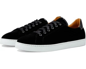 Magnanni Dalia Black Velvet Sneakers Lace Up Shoes Men US 8.5 (EU 41.5) $395 NEW - Picture 1 of 9