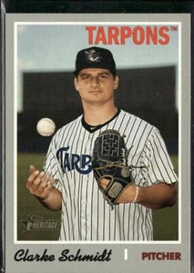 2019 Topps Heritage Minor League #163 Clarke Schmidt - Picture 1 of 2