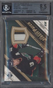 🏒 /15 2005 Upper Deck Game Jersey Patch Bill Guerin #P2-BG BGS 8.5 HOF 06 NHL