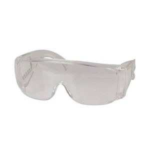 Wrap Around Fully Clear Safety Glasses Lightweight Durable Comfortable Fit - Picture 1 of 2