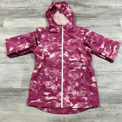 Carhartt Rugged Flex Ripstop Pink Camo Jacket Size 14 Youth Girls Outdoors - Image 1 of 4