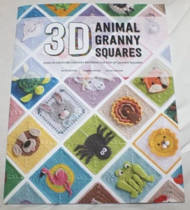 3D Animal Granny Squares Creature Crochet Patterns C Moore S Moore C Semaan - Picture 1 of 3