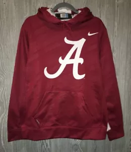 NIKE Alabama Crimson Tide Champs KO Pullover Fleece Hoodie Sweatshirt NEW Mens M - Picture 1 of 5