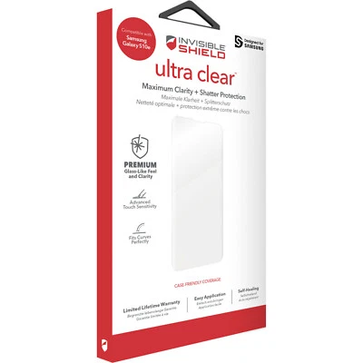 ZAGG SAMSUNG GALAXY S10e INVISIBLESHIELD ULTRA CLEAR GLASS SCREEN PROTECTOR - Image 1 of 3