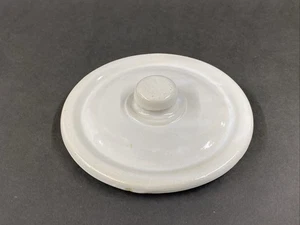 LID ONLY Stoneware ANTIQUE Crock Churn Lid Primitive 6 1/4" Diameter - Picture 1 of 14